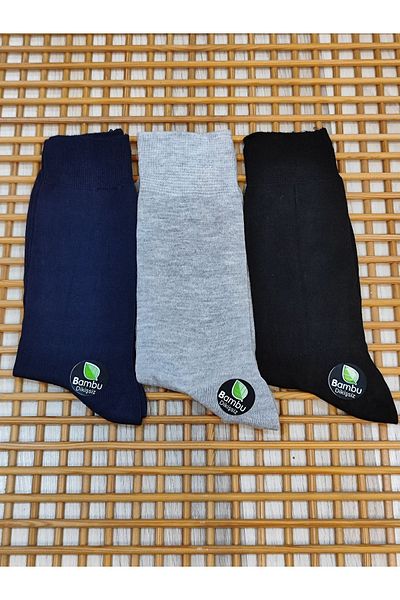 Rocks For Men's Bamboo Socket 3 Seamless Socks Set