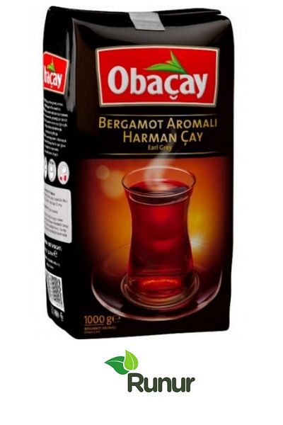 Obaçay Bergamot Flavored Thresher Tea 1000 Gr