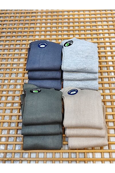 Rocks For Men's Bamboo Socket 12 Pairs Seamless Socks Set