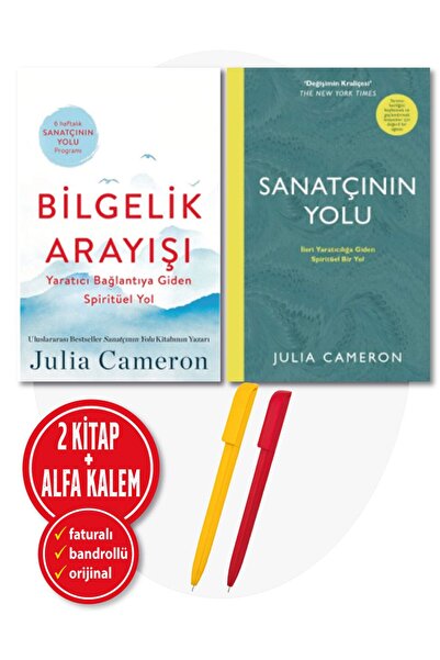 Butik Yayınları JULİA CAMERON 2 KİTAP SET (Bilgelik Arayışı+ Sanatçının Yolu)...