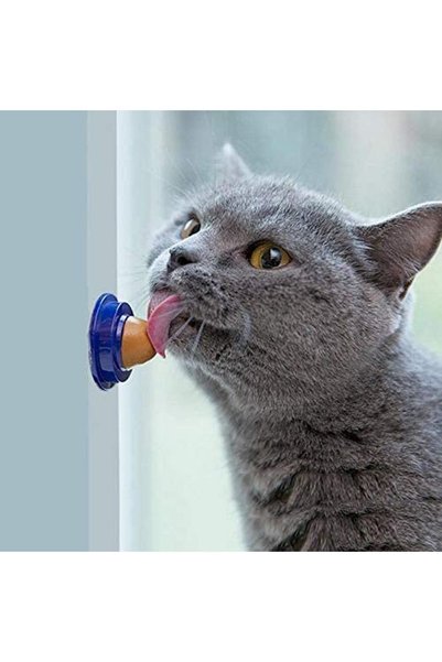 BLUE SİDE Kedi Şekeri / Vitaminli Catnip Şekeri Ödül Oyuncağı Yalama Topu Cat...