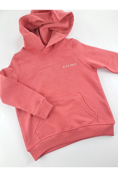 Butik Girl / Boy Cream Color Hooded Single Sweatshirt - Copy
