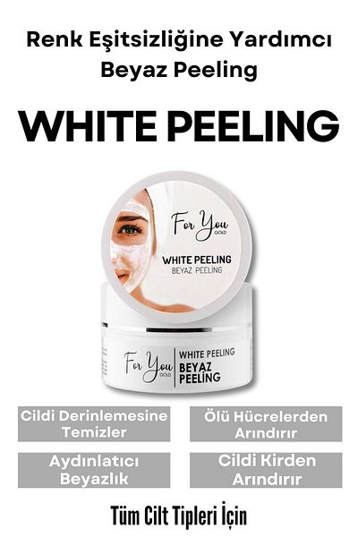 For You Gold 100 ml White Peeling - Rice Peeling, Cleansing and Brightening Dead Skin