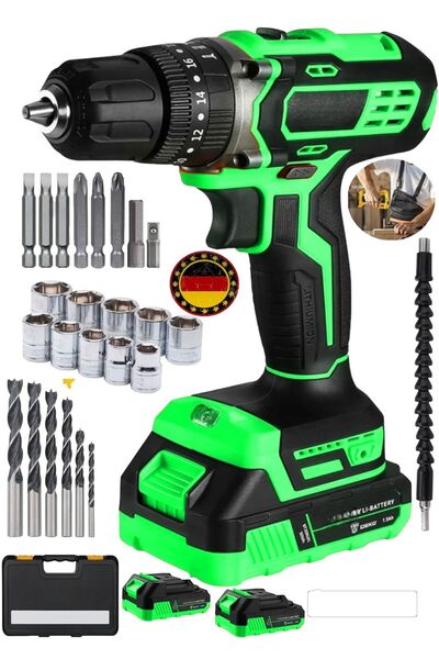 Germany Steel Alman 589rF Çift Akü Titanyum Şanzuman Bakır Sargılı Çift Akülü...