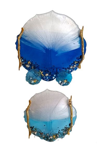 Yavuz Süs Ocean Themed Epoxy Tray