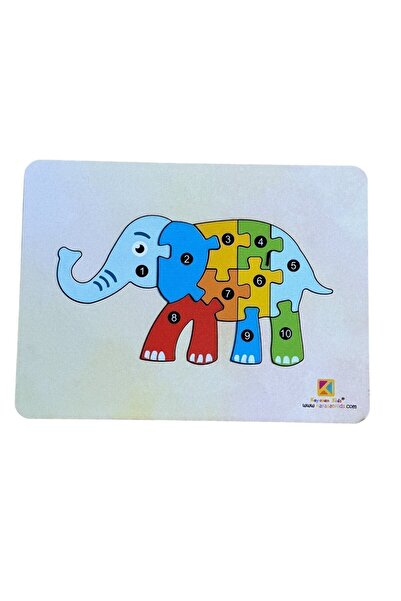 kayasan kids Fil Numaralı Puzzle