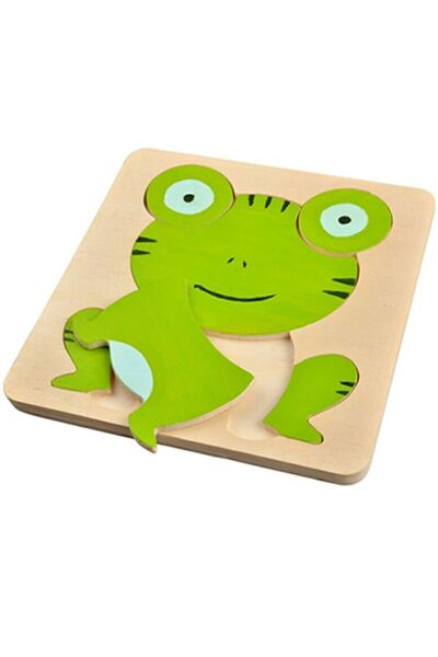 kayasan kids Montessori Renkli Bul-tak Kurbağa Eğitici Oyuncaklar