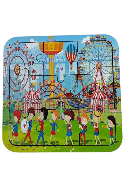 kayasan kids Lunapark Ahşap Puzzle