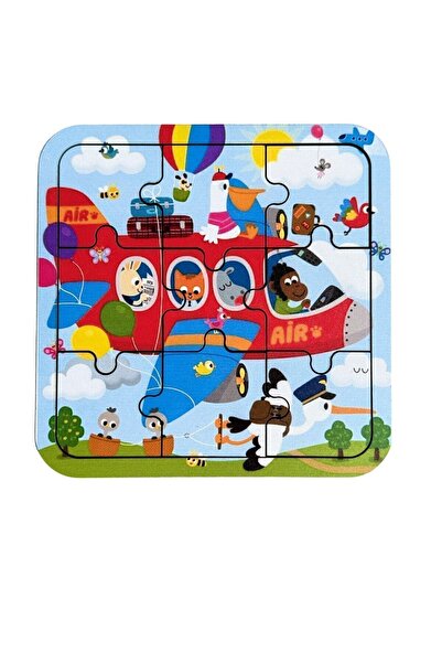 kayasan kids Uçakta Dostlar Puzzle