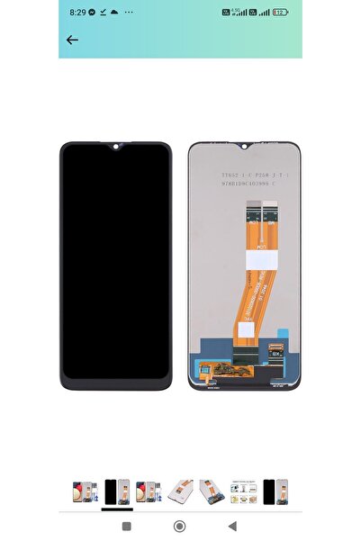 Samsung A02S, A03, A03S, A04E, Uyumlu Servis Ekranı