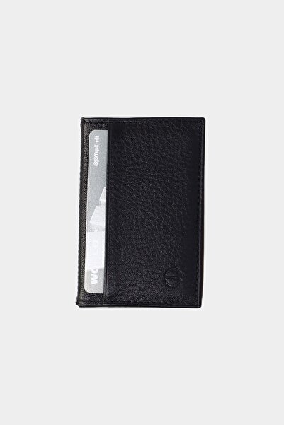 Grande 0825 Hakiki Deri Dikey Süper Slim Kartlık Siyah