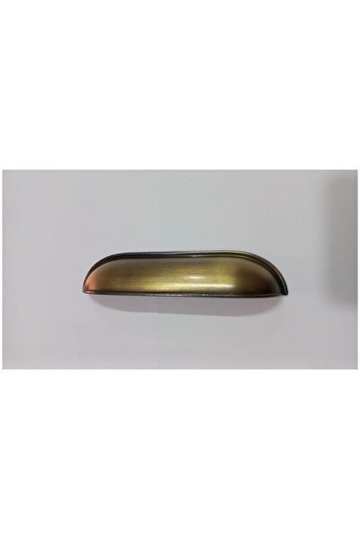 spotkulp 128mm Lüks Çanak Sandal Gizli Kulp Antik Sarı