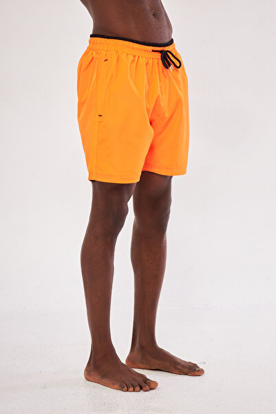 FRESSO Renkli Cep Fermuarlı Deniz Şortu