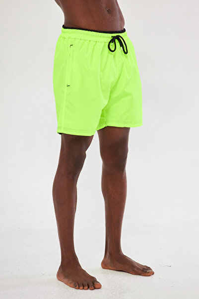 FRESSO Renkli Cep Fermuarlı Deniz Şortu