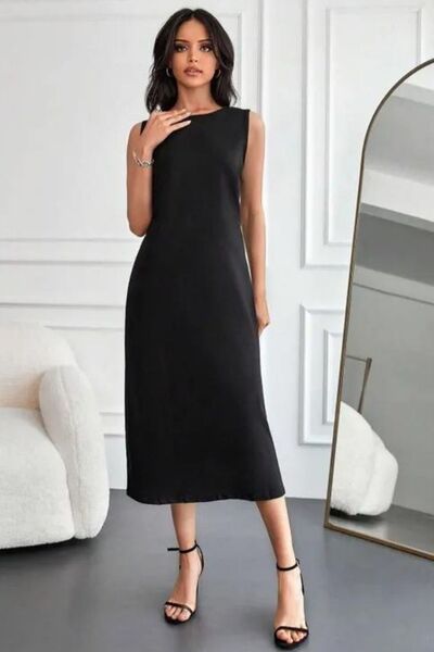 Avones Kolsuz 3Lü Gri Siyah Beyaz Uzun Elbise Astarı İçlik Jüpon Kombinezon %100 pamuk