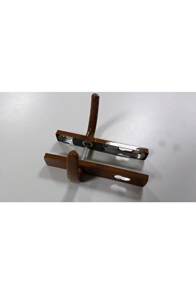 EVA PLAST Pvc-plastik Doğrama Kapı Kolu (ODA-BALKON) Metal-kahverengi Renk ( 1takım )