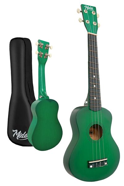Midex Green Concert Ukulele Ukx-233gr - Old Bag Method Panda