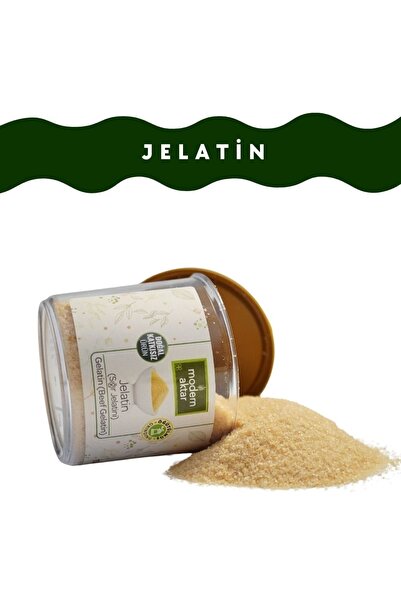 modern aktar Doğal Sığır Jelatin Toz 150gr Katkı Içermez (200-220 Bloom)