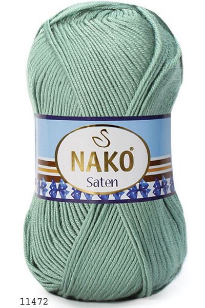 NAKO Satin Green 5 Pieces Color: 11472