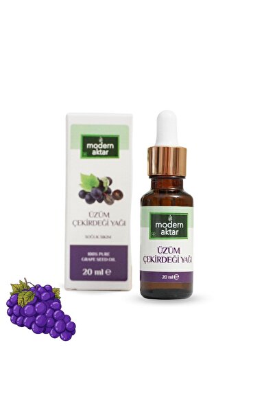 modern aktar زيت بذور العنب الأسود الطبيعي - 20 مل بالضغط البارد