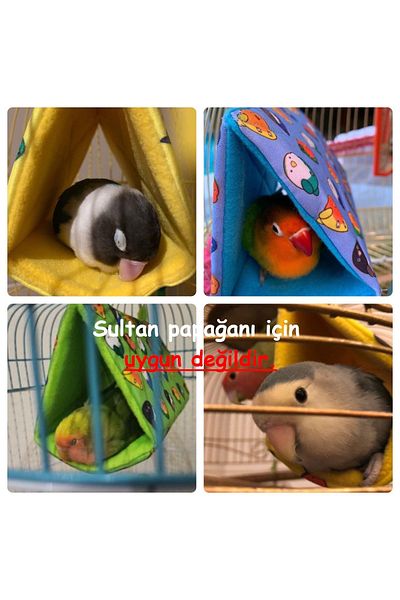Kuşarkadaşım Love/paradise Parrot Sleeping Hammock Tent Purple Cnnthmk21