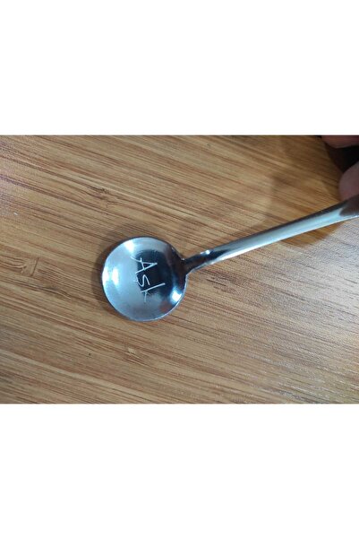 Hibana 6 lı Aşk Yazılı Çay Kaşığı