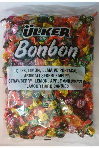 Ülker Bonbon Mixed Glass Candy 1000 Gr