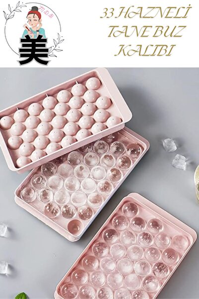 Modo Di Bellezza 33 Hazneli Taneli Buz Kalıbı Pratik Kapaklı 33 Bölmeli Miske...