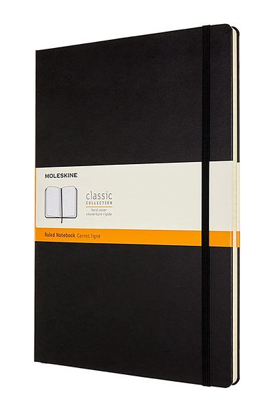 Moleskine Classic Notebook A4 Size 21x29,7cm 192 Pages Ruled Hard Cover