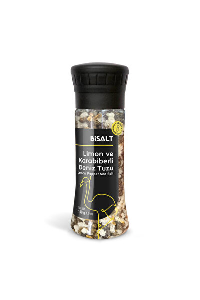 Bisalt Limon Ve Karabiberli Deniz Tuzu Değirmen 140 G