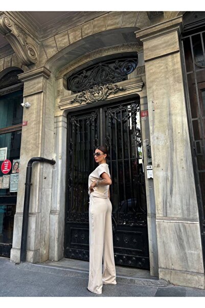 D'RECCY Γυναικείο κοντομάνικο casual κάτω μπλουζάκι διπλό αθλητικό κοστούμι