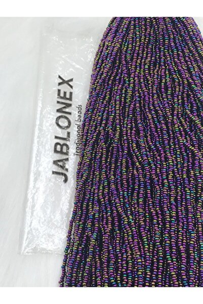 Caglar Accessories 0.11 Нанизи (метално-лилав микс) пясъчни мъниста