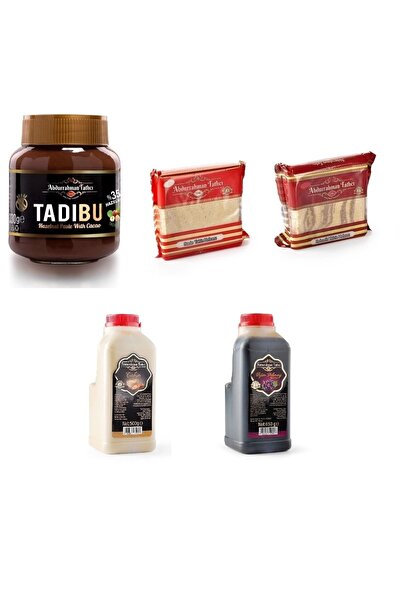 Abdurrahman Tatlıcı Keyifli Kahvaltı Seti Tadıbu Helva Sade Ve Kakaolu Helva ...