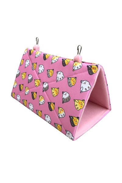 Kuşarkadaşım Cockatiel Nest Sleeping Hammock Tent Pink Sltnhmk02