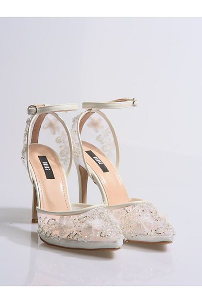 Sukha Bridal Shoes, Embroidered Bridal Shoes, Evening Dress Shoes, Floral Shoes