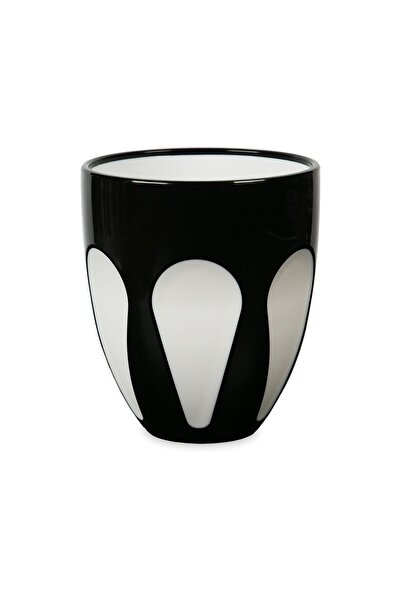 Baci Milano Aqua Bi Color Su Bardağı Siyah/Beyaz