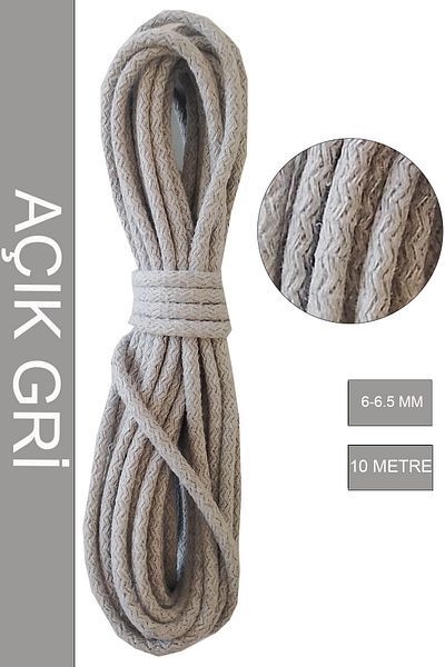 Bevella Macrame Cord Σχοινί μακραμέ 10 μέτρων - Σχοινί πολλαπλών χρήσεων, κορδόνι Kaytak Supla Mop
