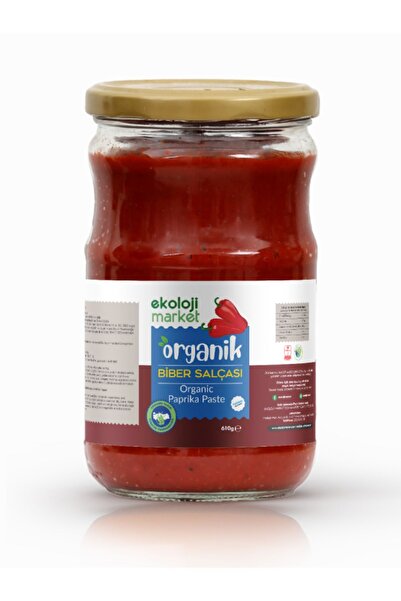 Ekoloji Market Organik Tuzsuz Biber Salçası 610 Gr