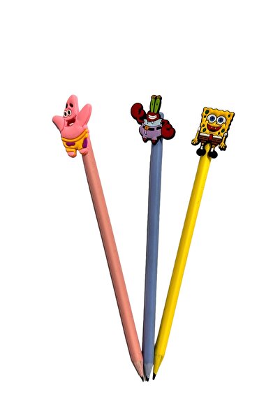 Buki'nin Atölyesi قلم رصاص مجسم ثلاثي الأبعاد A06 مجموعة من 3 قطع