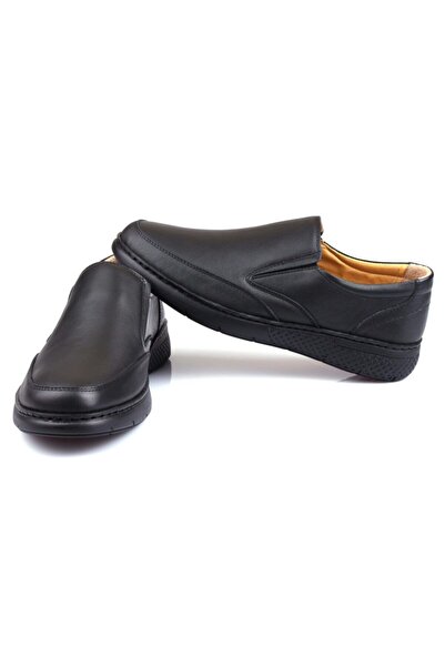 DETECTOR Orthopedic Men's Shoes - Black, Genuine Leather, Brm01462