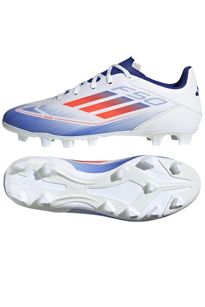 adidas Pánské fotbalové boty TurF F50 Club Fxg - IE0611 White