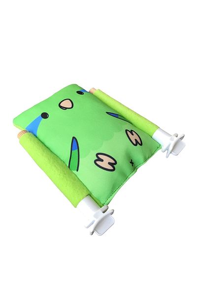 Kuşarkadaşım Bird Bed Soft Rest Pillow Double Sided Sleeping Perch Gray Citrus Lovebird Bed Perch