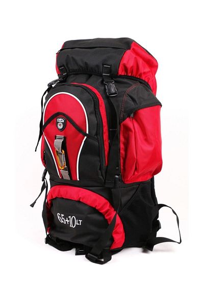 CAKARD Xx-134 6510 Professional Mountaineer 65+10 Liter Backpack Red-black