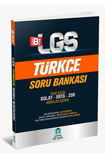 ÇAPA YAYINLARI 8.SINF LGS TÜRKÇE SORU BANKASI