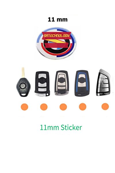 SATECHNOLOGY Kumanda Anahtar Logo Arma 11 Mm 50.yıl Newtypeblue(2ADET)