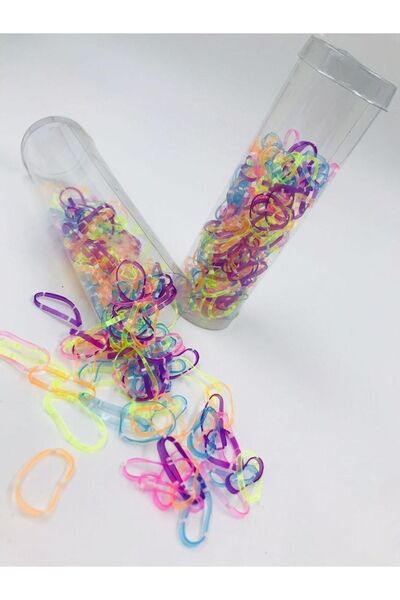 EBMER Cauciuc de tricotat gros colorat - 200*2 buc