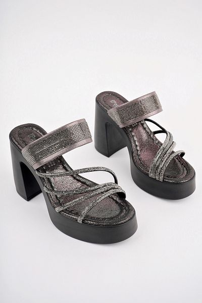 Freemax Pantofi cu platformă de damă Platinum cu toc înalt de 12 cm