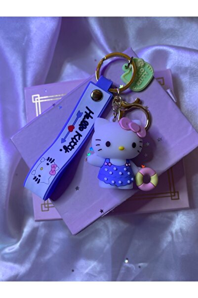 Hello Kitty denizde anahtarlık 1 adet mayolu hello kitty