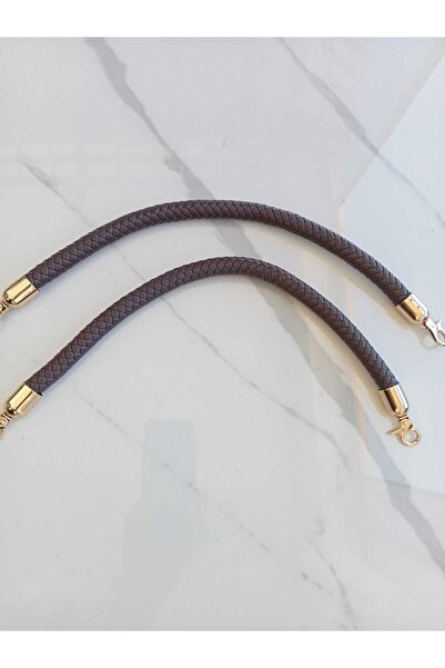 hobi duragı 40 cm örgü derili çanta sapı