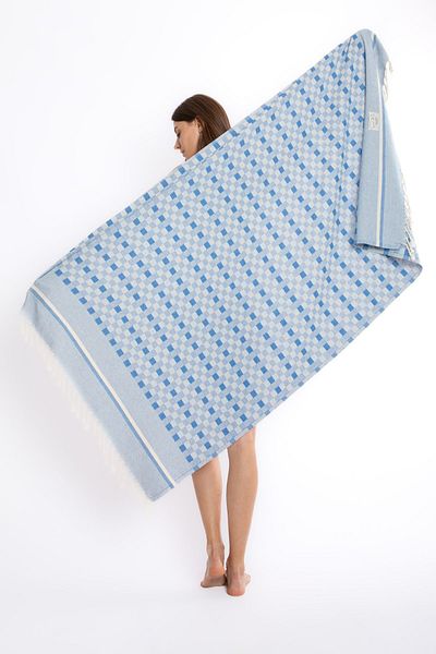 SensoMia Stella Model 90x190 Cm Bumbac Peshtemal - Prosop Plaja, Baie, Dus, Mare, Piscina